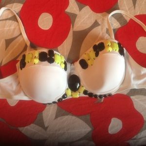 Embellished bathing suit top never worn