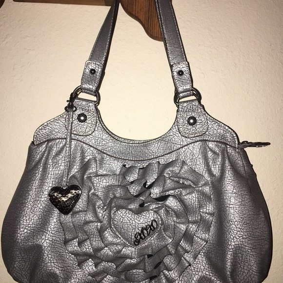 XOXO gray/silver purse