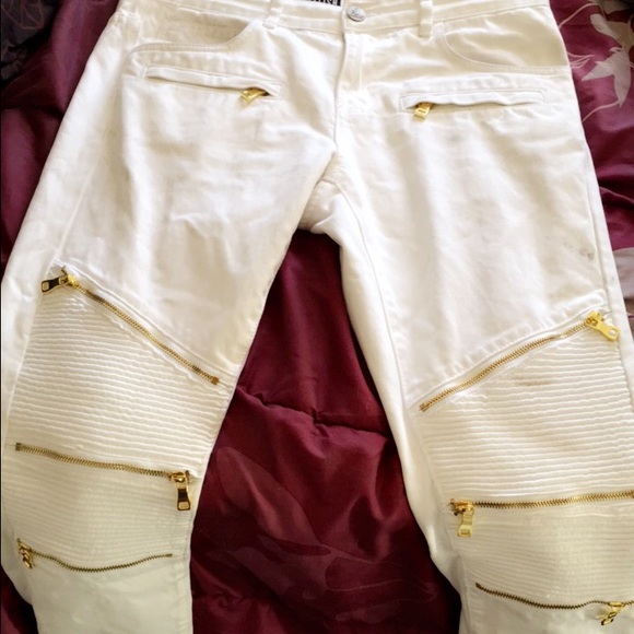 Biker jeans