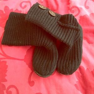 Black Knitt Uggs Kids Sz11