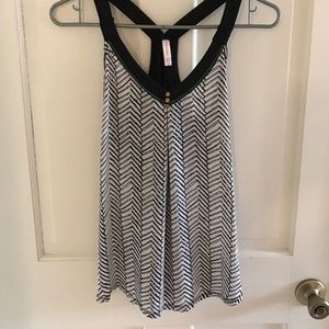 Racerback blouse size small