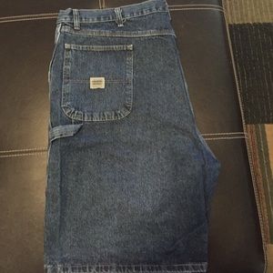 Men's Dark Blue Jean Shorts