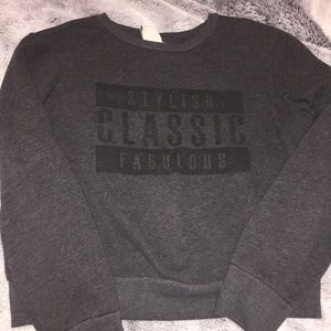 crop sweatshirt