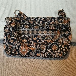 Vera Bradley Caff? Latte double strap shoulder bag