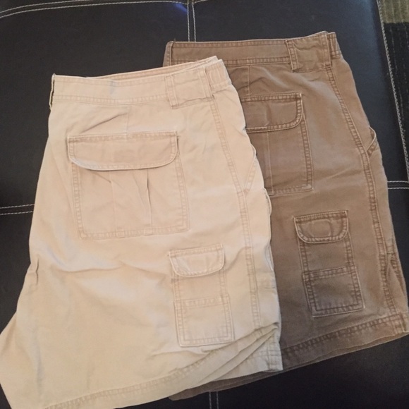 2 pairs of cargo shorts