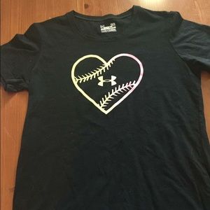 Under armor softball shirt