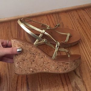 K. Jacques St. Tropez wedges size 37