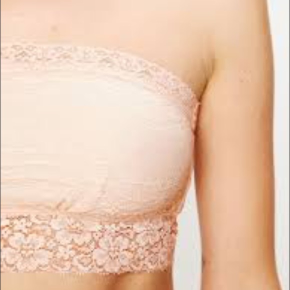 "Free People Lace Trim Bandeau.