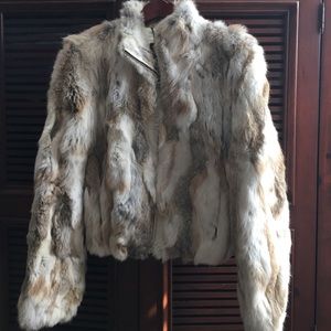 Genuine fur Guess jacket