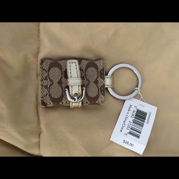 Coach keychain.