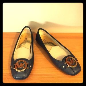 Navy Blue Fulton Michael Kors Moccasin