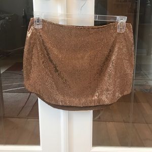 Pins & Needles gold sequin skirt size 6