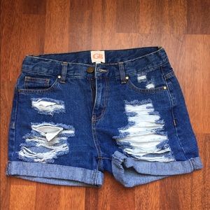 Gianni Bini ripped jean shorts