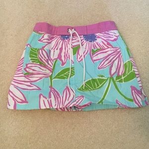 Lilly Pulitzer swim coverup skirt with shorts