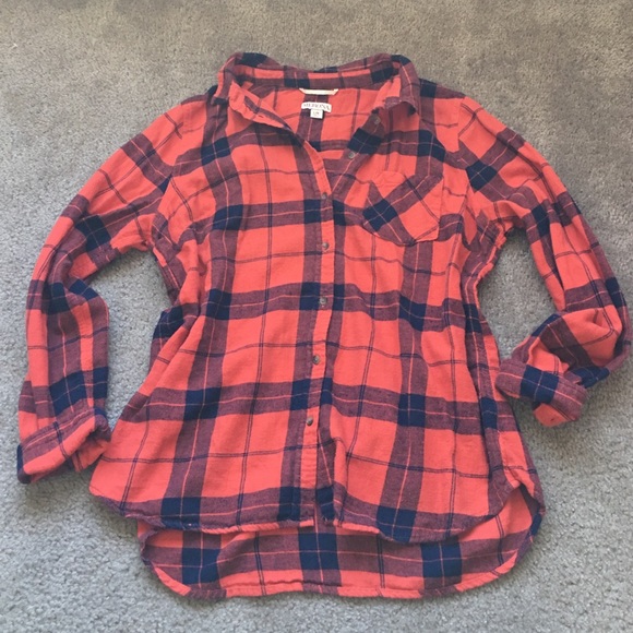 Red and Navy Flannel