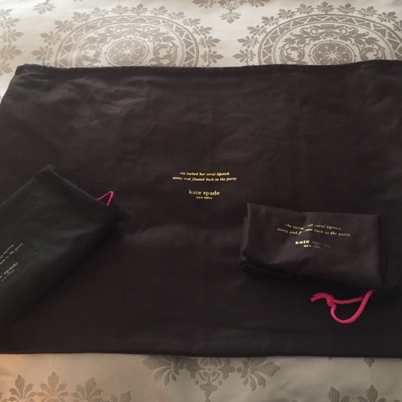 Kate spade dust bags