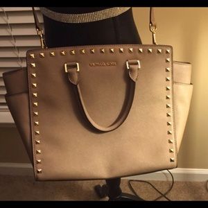 Large Michael Kors Studded Selma