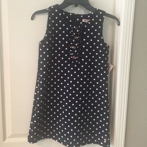 Juicy Couture polka dot ponte dress