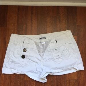 Express White Shorts!