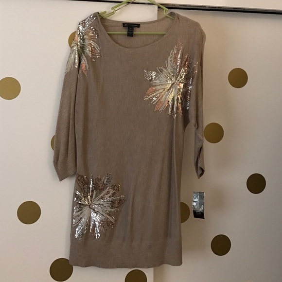 Sparkly tunic sweater