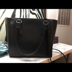 Dagne Dover Mini tote in Onyx Stingray