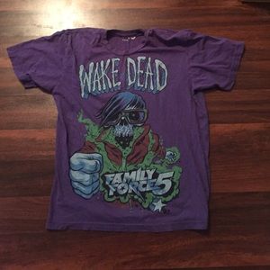 Signed Family Force 5 shirt