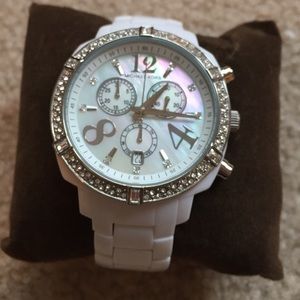 Michael Kors-White Watch