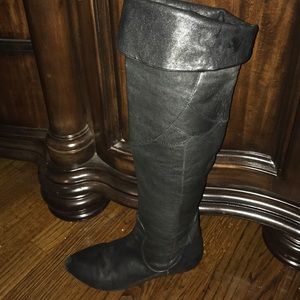 lucky brand All leather high boots