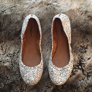 Lucky brand leopard flats.