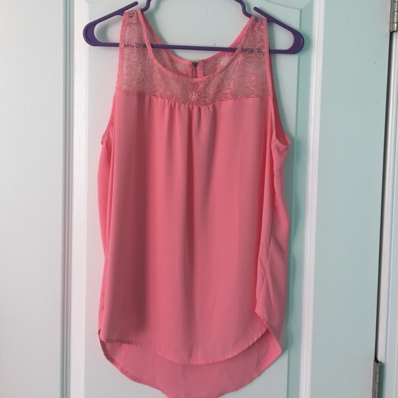 Pink size L tank top