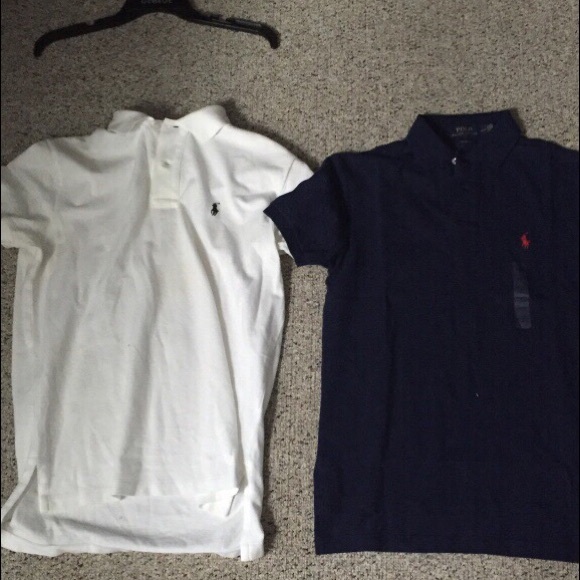 Ralph Lauren custom fit mesh polos