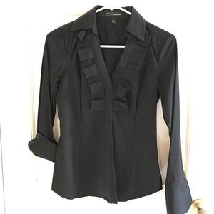 Express long sleeve blouse with detail