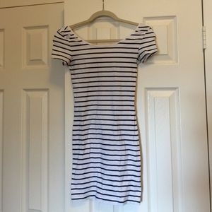 Striped Pencil Dress