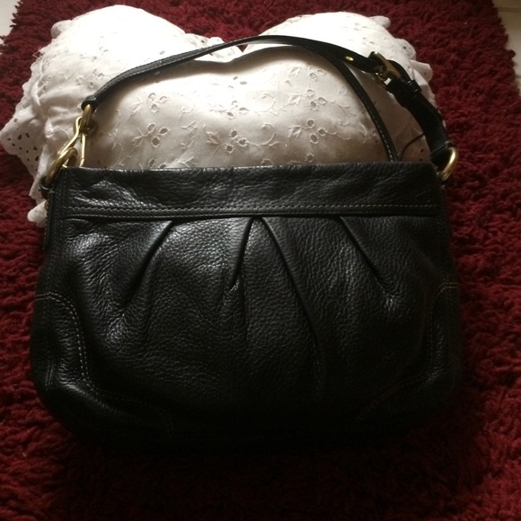 🌺 Vintage Coach Purse w/ Old Skool Gold Hardware Gorgeous Immaculate Condition - Picture 3 of 11