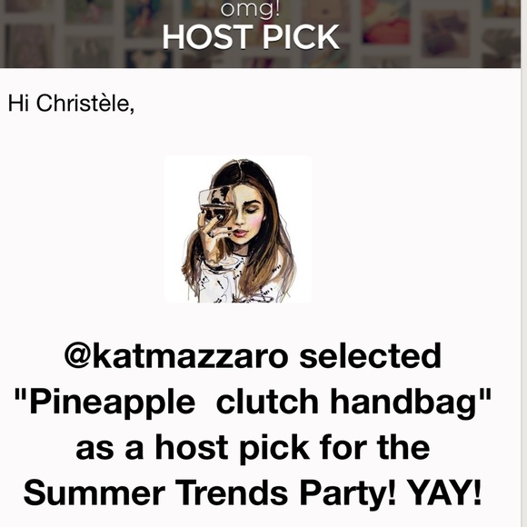 ❌SOLD❌Pineapple 🍍 clutch handbag - Picture 6 of 6