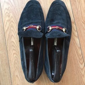 Gucci Men's Blue leather shoes