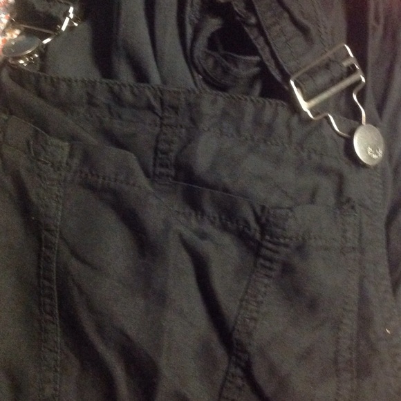 Black overalls