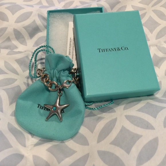 Authentic Tiffany starfish bracelet