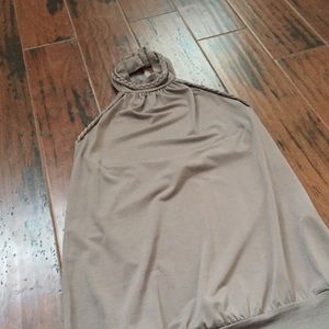 Braided halter top