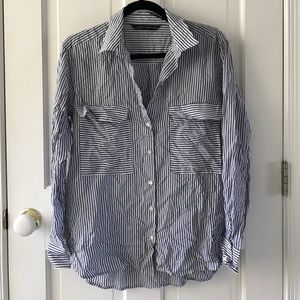 Striped Zara Button Down Shirt