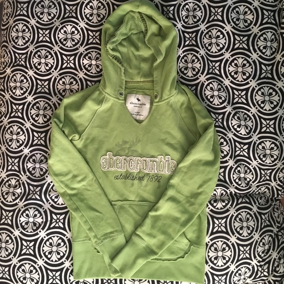 Abercrombie green hoodie