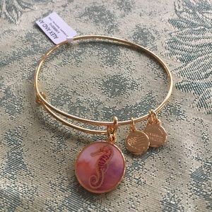 Alex and Ani Seahorse Art Infusion Bangle
