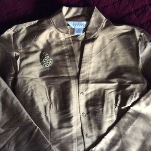 Shantung silk jacket