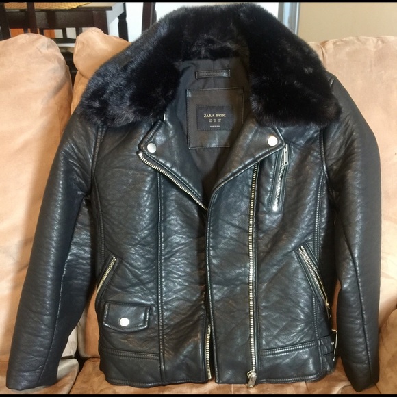 Zara faux leather jacket - Picture 2 of 4