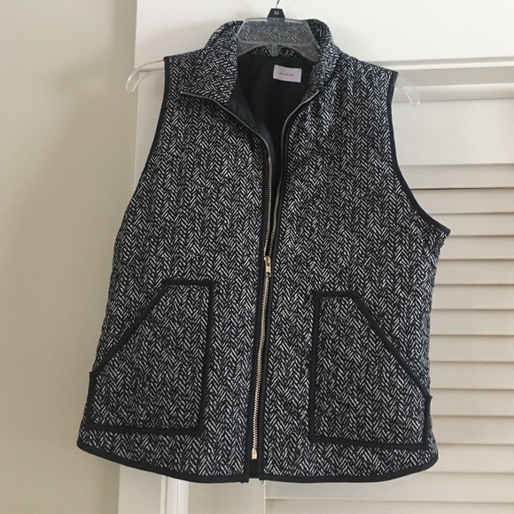 Jackets & Blazers - Quilted Herringbone Vest