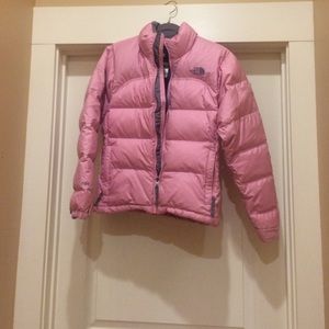 New pink northface