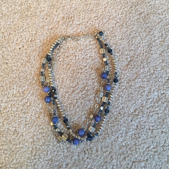 Blue and Silver Necklace