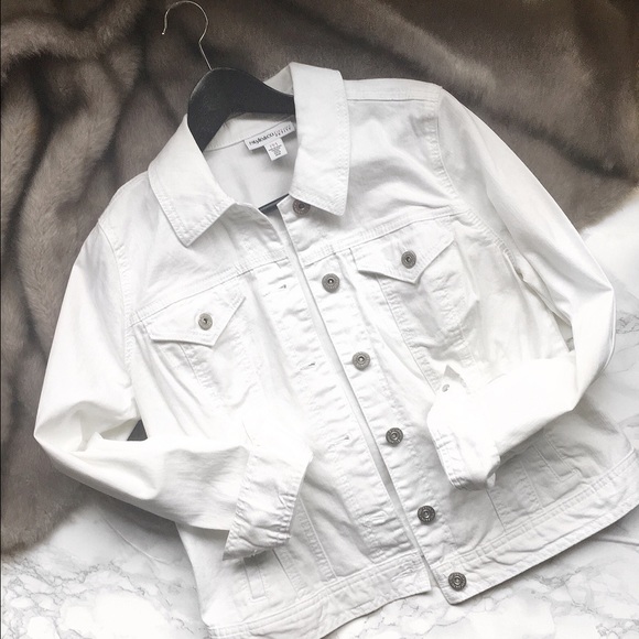 Style & Co. Jackets & Blazers - Style & Co white denim jacket