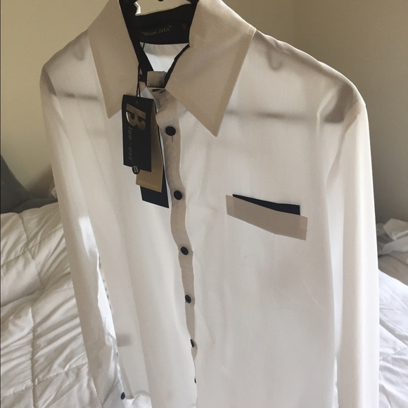 White Casual Dress Shirt