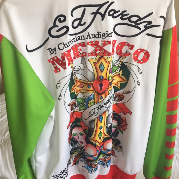 Ed Hardy México Zip-Up Jacket Never Worn